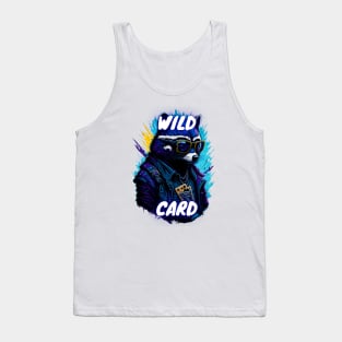 Raccoon Rider of the Card Deck Tank Top